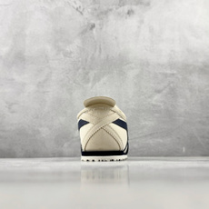 OT 头层 Onitsuka Tiger鬼塚虎 MEXICO 66 SLIP-ON 米白藏青货号:118 OT 头层 Onitsuka Tiger鬼塚虎 MEXICO 66 SLIP-ON 米白藏青货号:118