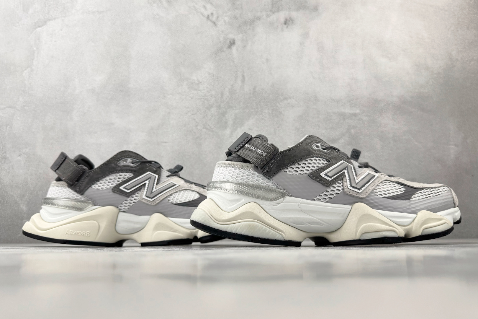 C 版  大厂出品  New Balance NB 9060 Summer Raincloud 白灰 货号：U90603