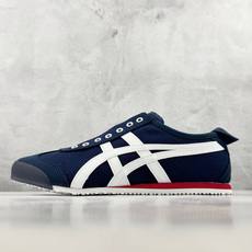 OT 头层 Onitsuka Tiger鬼塚虎 MEXICO 66 SLIP-ON 海军蓝 货号:1183A360-4 OT 头层 Onitsuka Tiger鬼塚虎 MEXICO 66 SLIP-ON 海军蓝 货号:1183A360-4