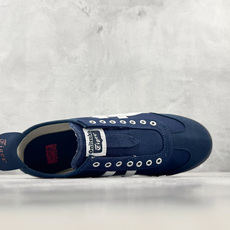 OT 头层 Onitsuka Tiger鬼塚虎 MEXICO 66 SLIP-ON 海军蓝 货号:1183A360-4 OT 头层 Onitsuka Tiger鬼塚虎 MEXICO 66 SLIP-ON 海军蓝 货号:1183A360-4