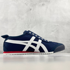 OT 头层 Onitsuka Tiger鬼塚虎 MEXICO 66 SLIP-ON 海军蓝 货号:1183A360-4 OT 头层 Onitsuka Tiger鬼塚虎 MEXICO 66 SLIP-ON 海军蓝 货号:1183A360-4