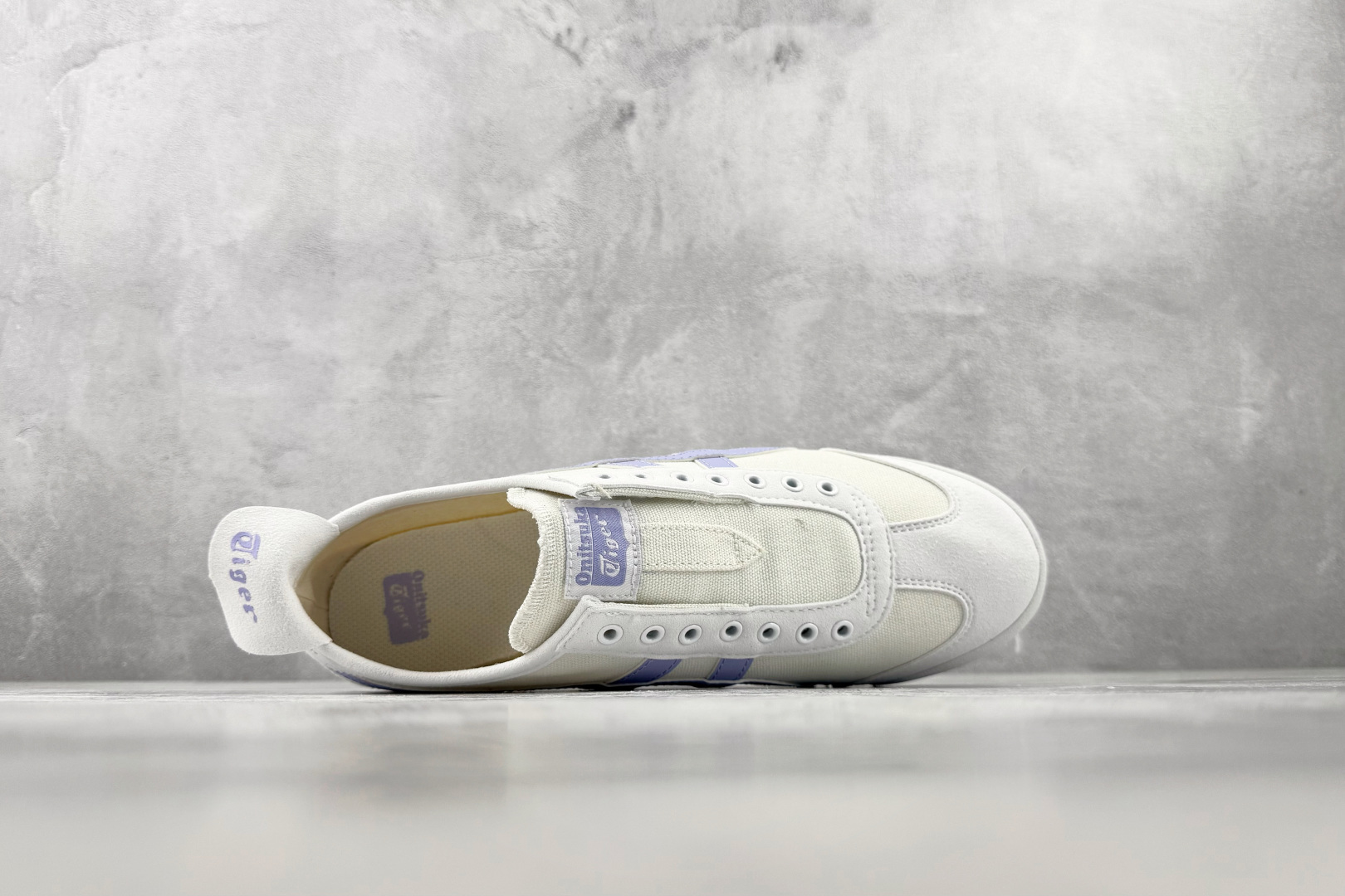 OT 头层 Onitsuka Tiger鬼塚虎 MEXICO 66 SLIP-ON 白浅紫 货号:1183B772 1 OT 头层 Onitsuka Tiger鬼塚虎 MEXICO 66 SLIP-ON 白浅紫 货号:1183B772 1