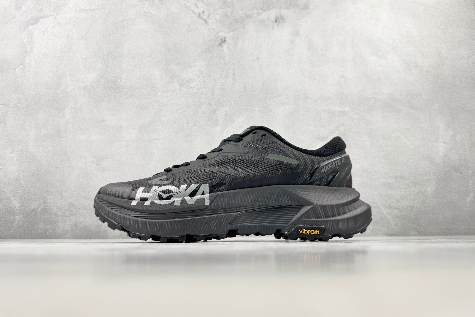 HK 平台专供 HOKA ONE ONE Mafate X 黑灰 货号 ：-BCKST 尺码：36 36.5 37 38