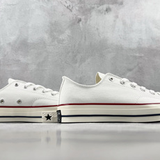 H版 Converse CHUCK 70 X 白色 • 重磅帆布:采用12盎司高密度棉帆布,不易变形,透气性好 • 全橡 H版 Converse CHUCK 70 X 白色 • 重磅帆布:采用12盎司高密度棉帆布,不易变形,透气性好 • 全橡