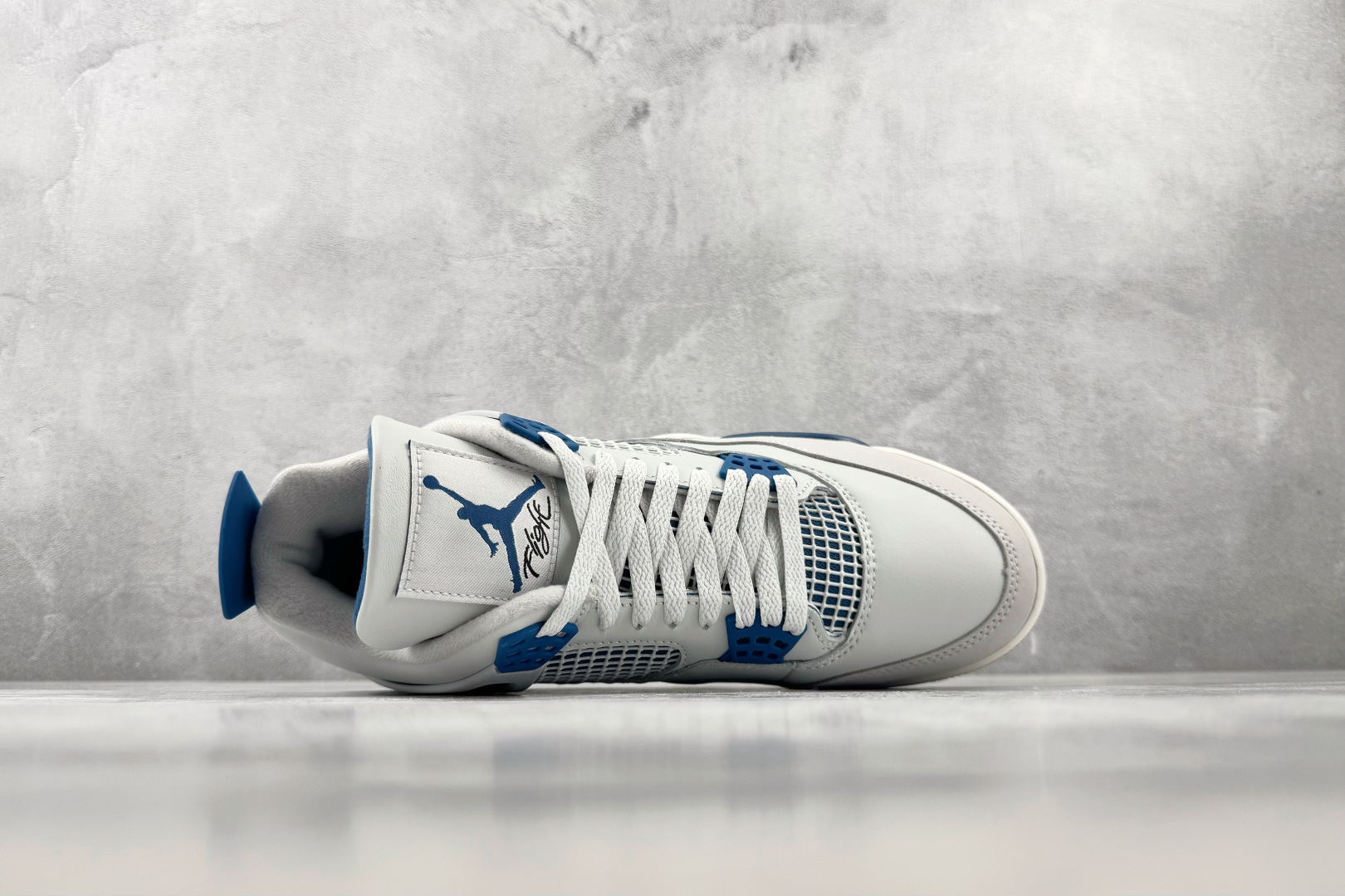 Y3 Jordan Air Jordan 4 "Military Blue" 白蓝 货号：FV5029-141 尺码：3