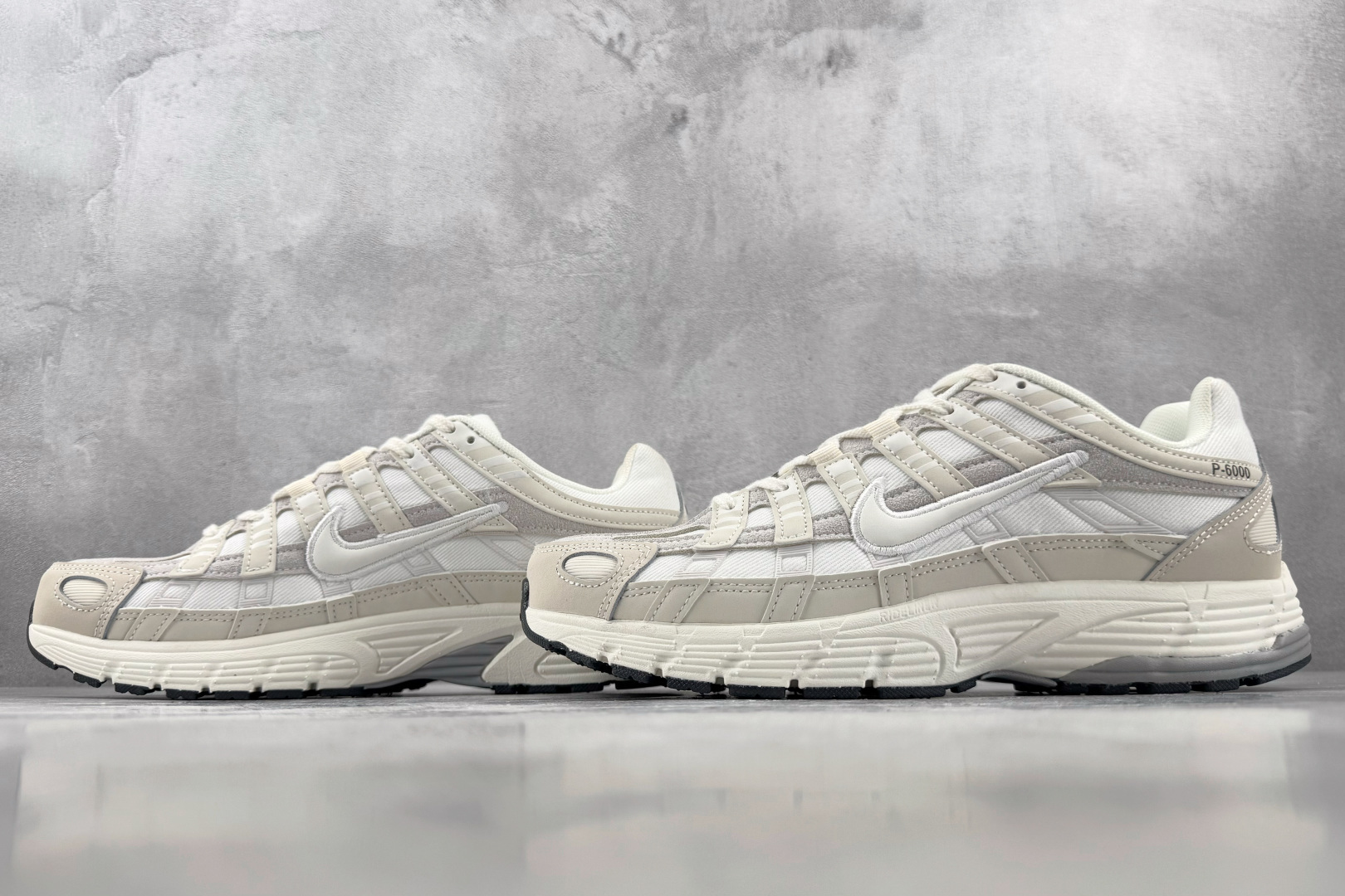 PF 原鞋开发 原数据档案 Nike P-6000 米白灰 货号：IV6029 030 尺码：36 36.5 37.5 