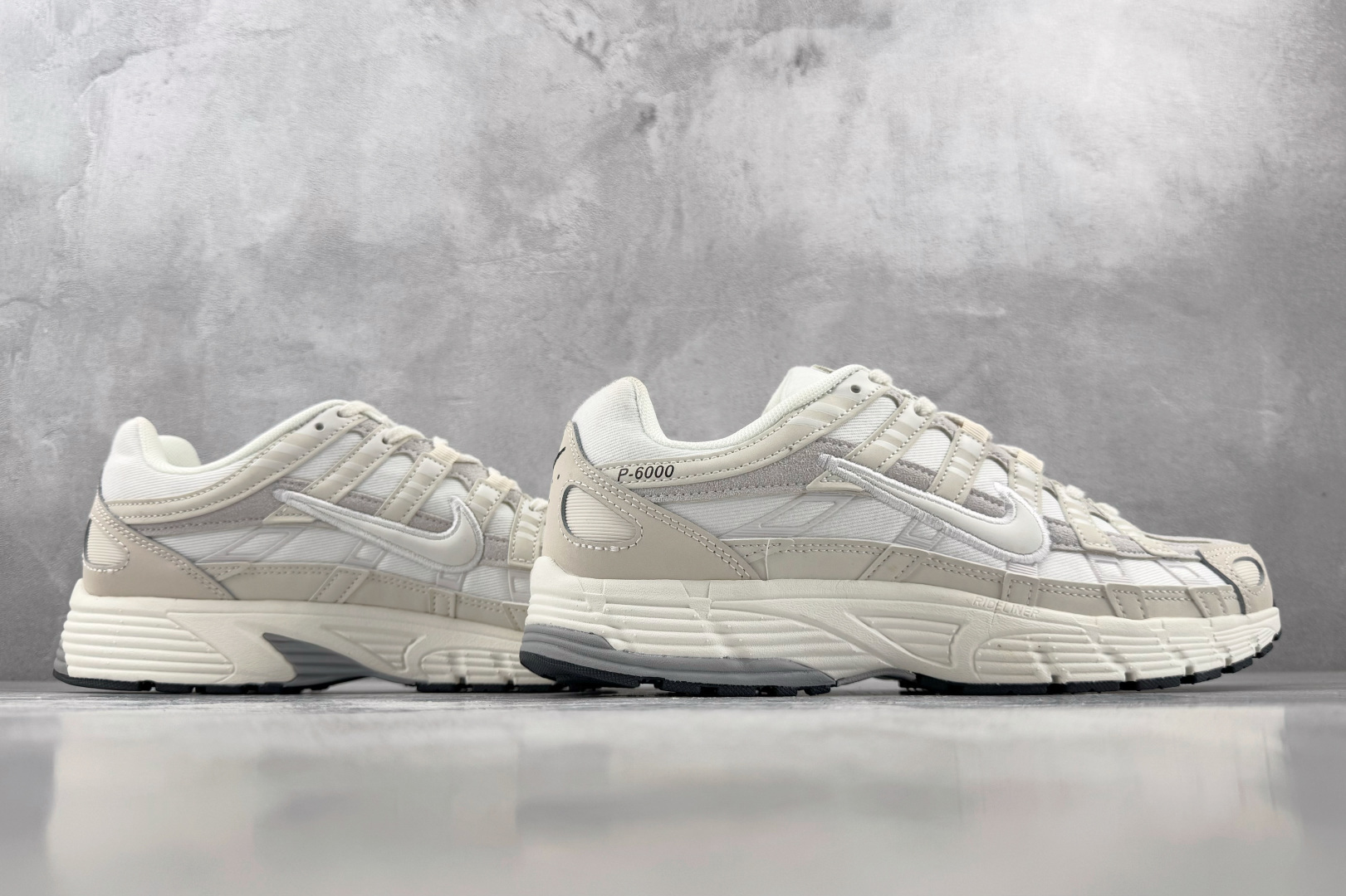 PF 原鞋开发 原数据档案 Nike P-6000 米白灰 货号：IV6029 030 尺码：36 36.5 37.5 