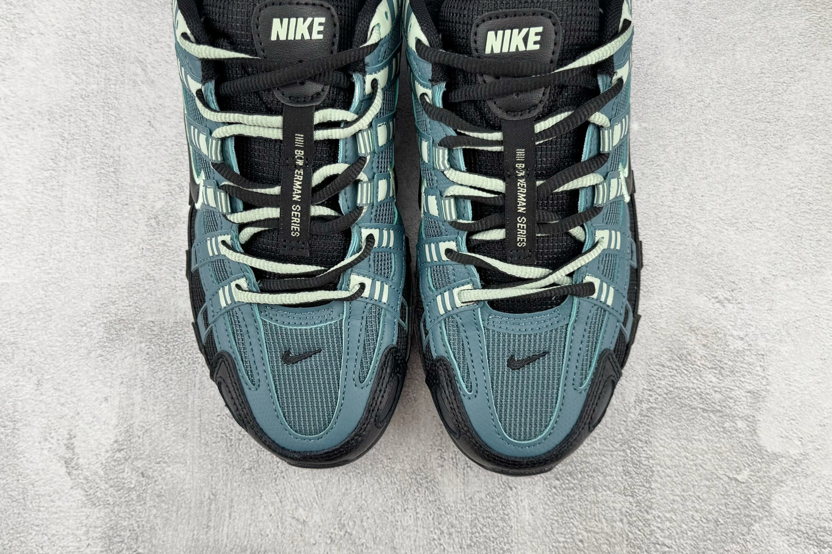 PF 原鞋开发 原数据档案 Nike P-6000 黑墨绿 货号：IH8042 001 尺码：39 40 40.5 41