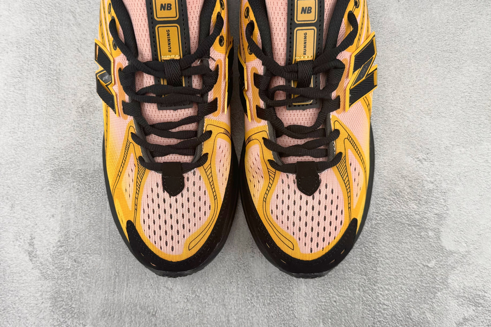 C 版 大厂出品 New Balance U1906 黑黄 货号：U 尺码：36 36.5 37 38.5 39 40 
