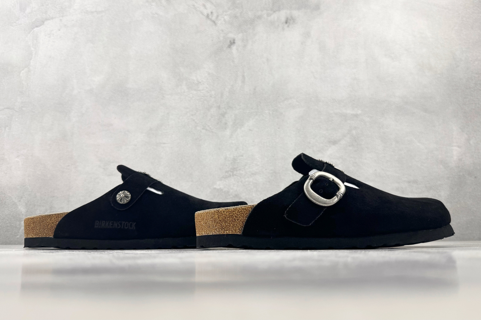莞产 Birkenstock BS Chrome Hearts 黑色 货号: 尺码:39 40 40.5 41 42 莞产 Birkenstock BS Chrome Hearts 黑色 货号: 尺码:39 40 40.5 41 42