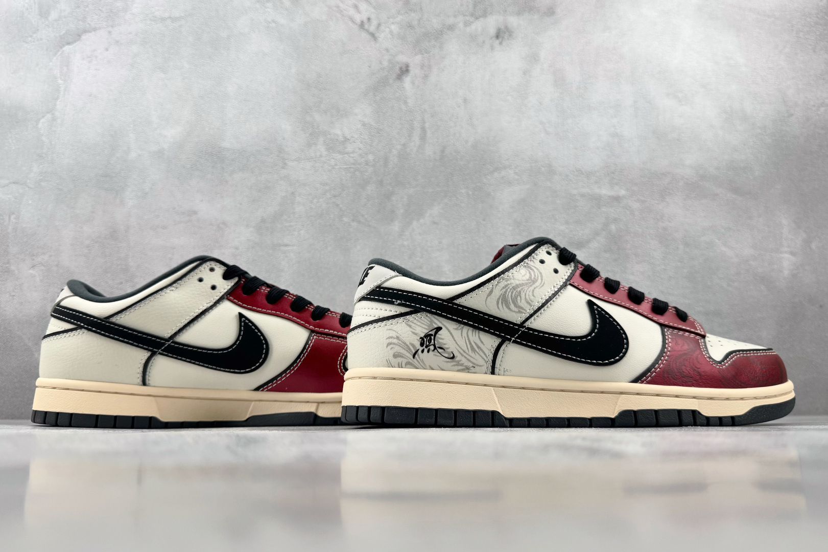 YC Nike Dunk 栖风吟 红白黑 货号：WR0508 186 尺码：40 40.5 41 42 42.5 43 