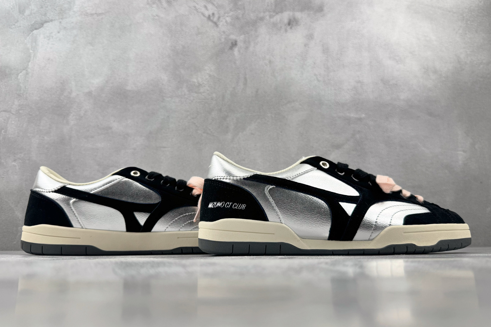 N版 东南亚订单 Mizuno CT CLUB 黑银 货号：D1GH 尺码：36 36.5 37 37.5 38 38.