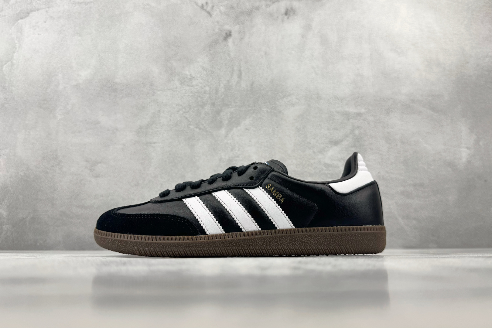 完美还原 正确版本 adidas originals SAMBA OG 黑白 货号：B75807 尺码：35.5 36 