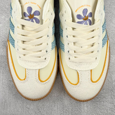 R版 出口订单 adidas originals SAMBA OG 米白蓝 货号:KH7837 尺码:35.5 36 3 R版 出口订单 adidas originals SAMBA OG 米白蓝 货号:KH7837 尺码:35.5 36 3