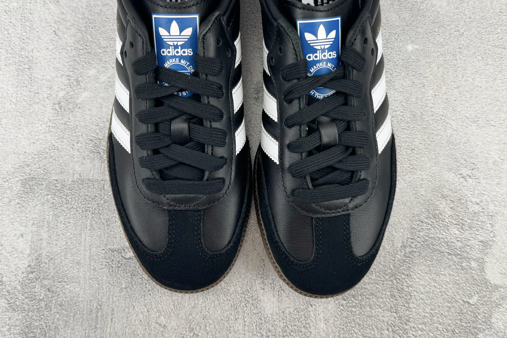 完美还原 正确版本 adidas originals SAMBA OG 黑白 货号：B75807 尺码：35.5 36 