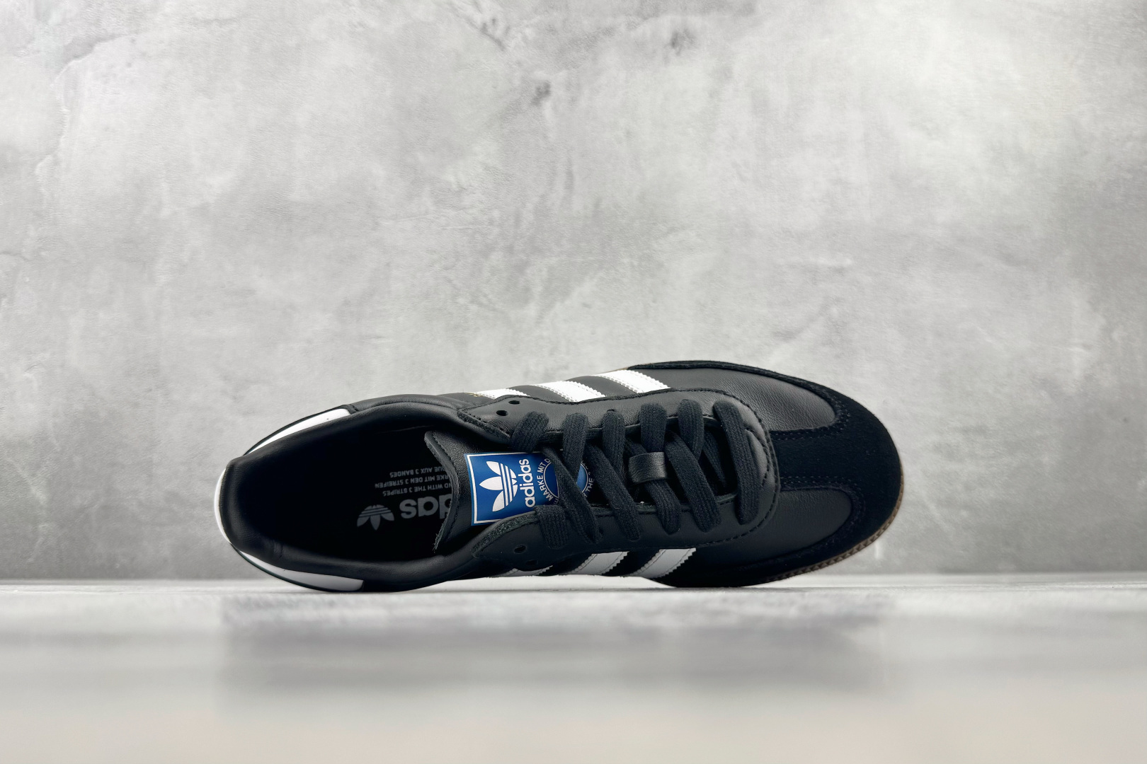 完美还原 正确版本 adidas originals SAMBA OG 黑白 货号：B75807 尺码：35.5 36 