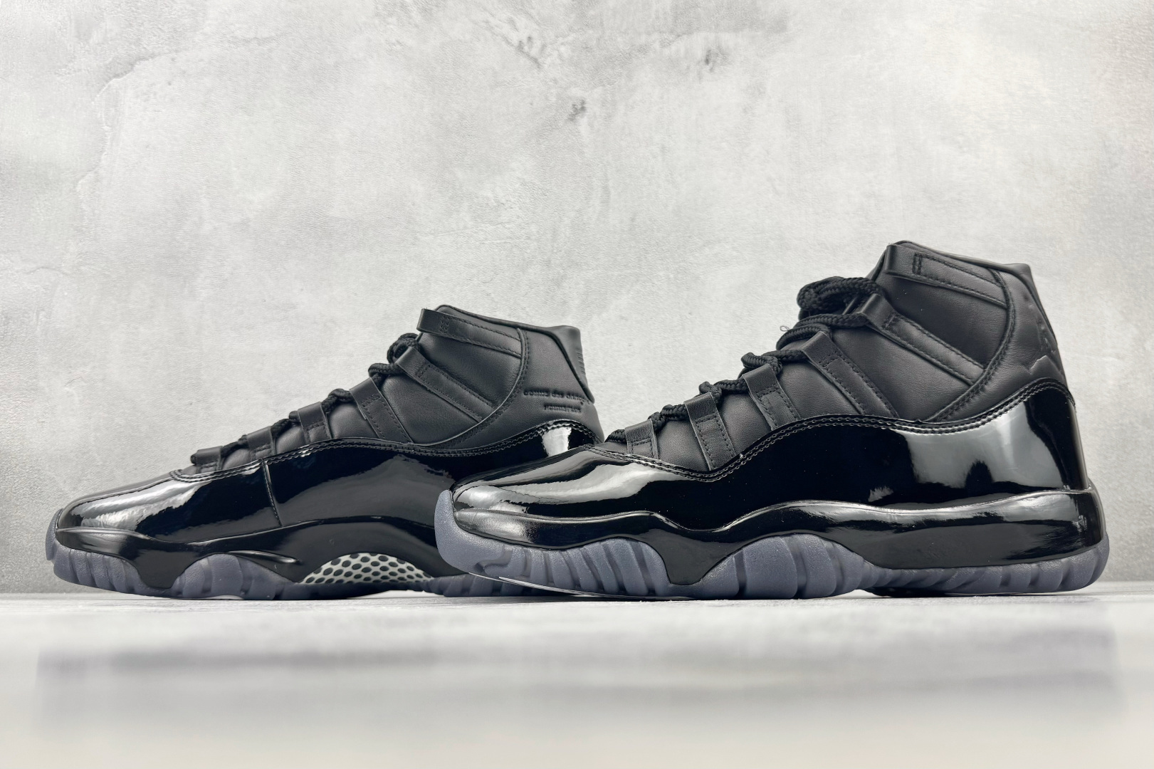OG 顶级纯原 Comme des Garçons × Jordan Air Jordan 11 黑色 货号：IV763