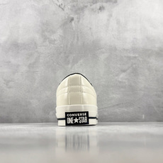 【H版】 Converse One Star 白黑色 • 星星贴片车缝针距统一 尖角走线圆润 不断线跳针 • 严格拉帮 【H版】 Converse One Star 白黑色 • 星星贴片车缝针距统一 尖角走线圆润 不断线跳针 • 严格拉帮