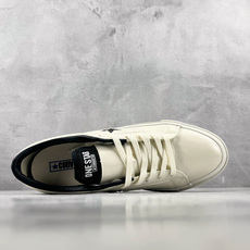 【H版】 Converse One Star 白黑色 • 星星贴片车缝针距统一 尖角走线圆润 不断线跳针 • 严格拉帮 【H版】 Converse One Star 白黑色 • 星星贴片车缝针距统一 尖角走线圆润 不断线跳针 • 严格拉帮