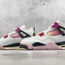 GX 顶级纯原 完美复刻 Jordan Air Jordan 4 Retro Comic "漫画"白黑粉 货号:JA11 GX 顶级纯原 完美复刻 Jordan Air Jordan 4 Retro Comic "漫画"白黑粉 货号:JA11