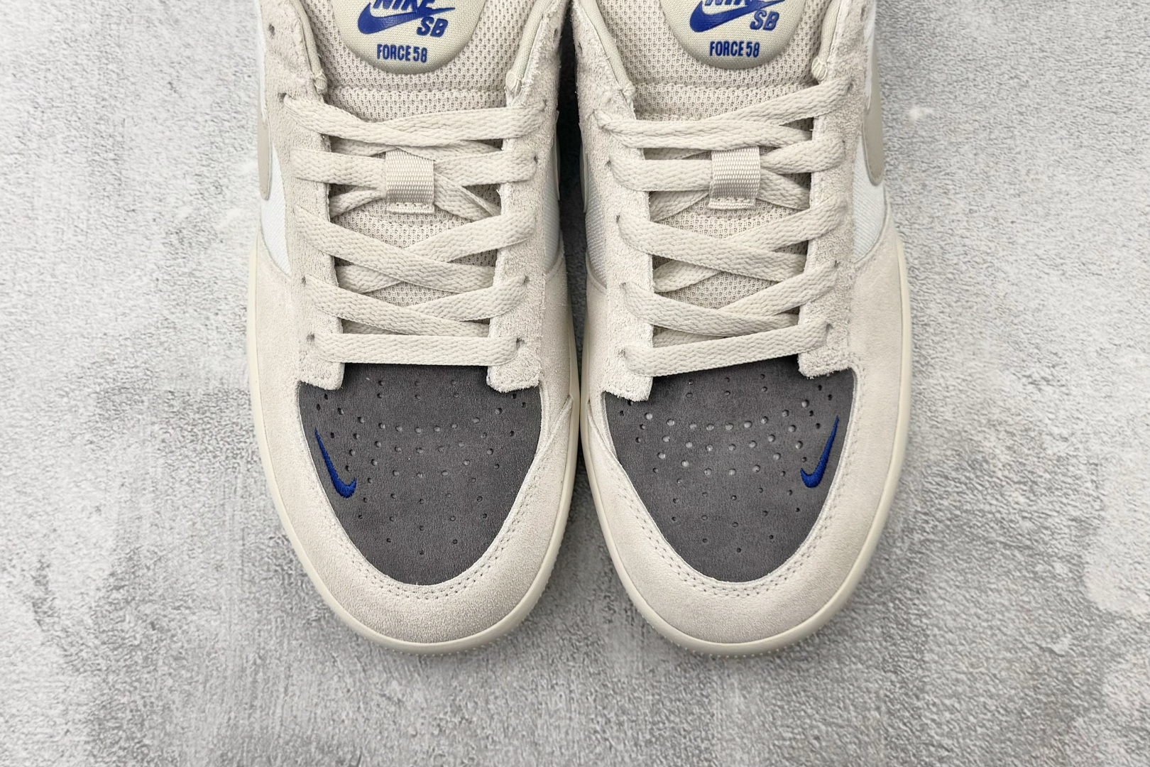 DT 公司级 Nike SB Force 58 灰棕 货号：IQ8398 001 尺码：36 36.5 37.5 38 