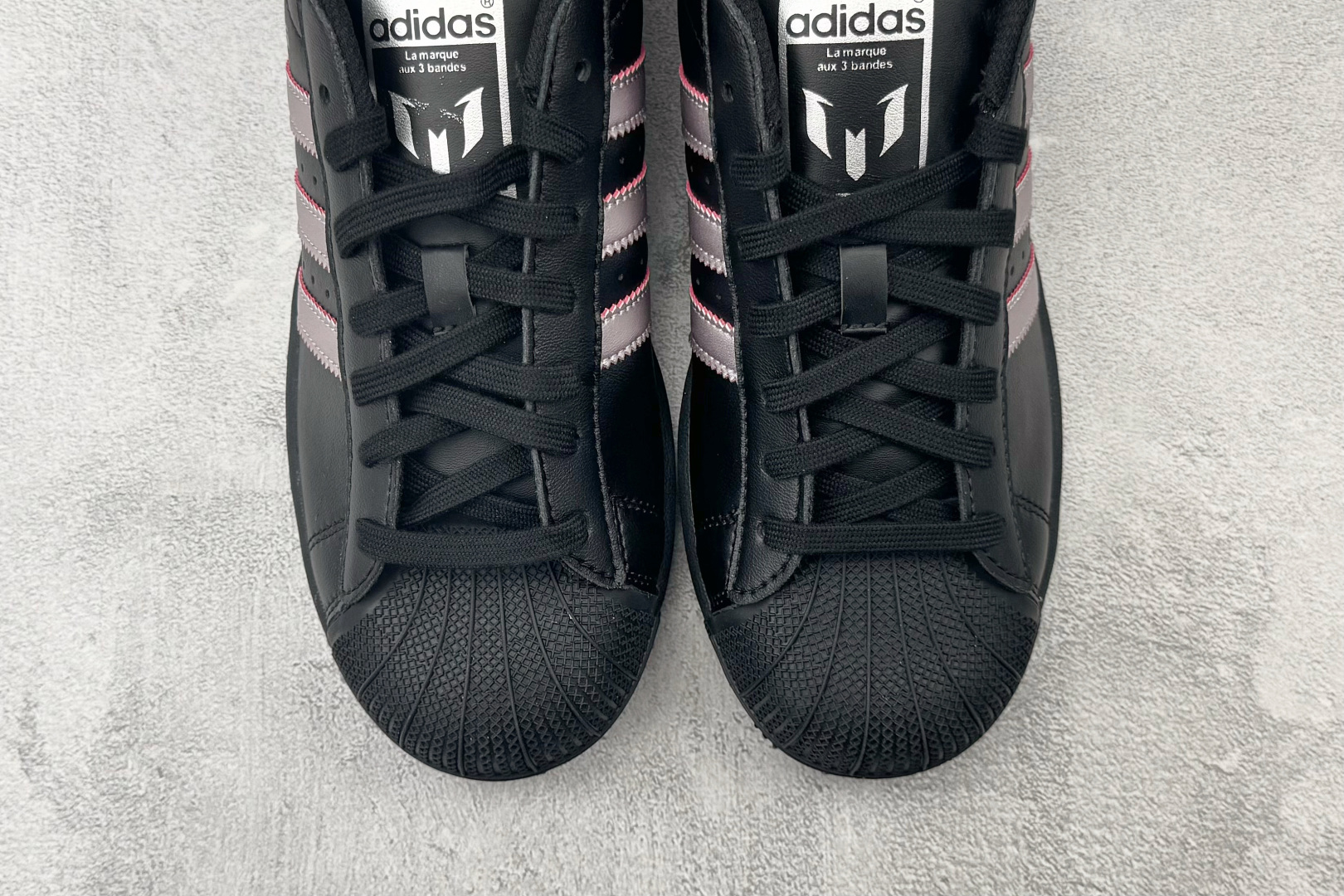 XP/H11 平台专供 adidas originals SUPERSTAR MESSI 核心黑 货号: KH5336 