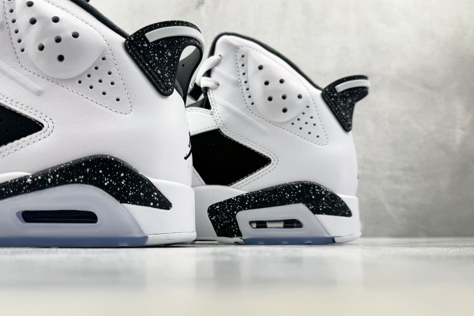 LJR Jordan Air Jordan 6 Retro "Black and White" 奥利奥 黑白 货号：CT