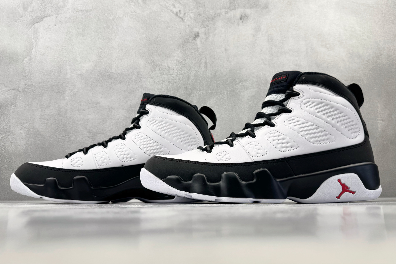 LJR Jordan Air Jordan 9 Retro OG 黑白 货号：-112 尺码：40.5 41 42 42