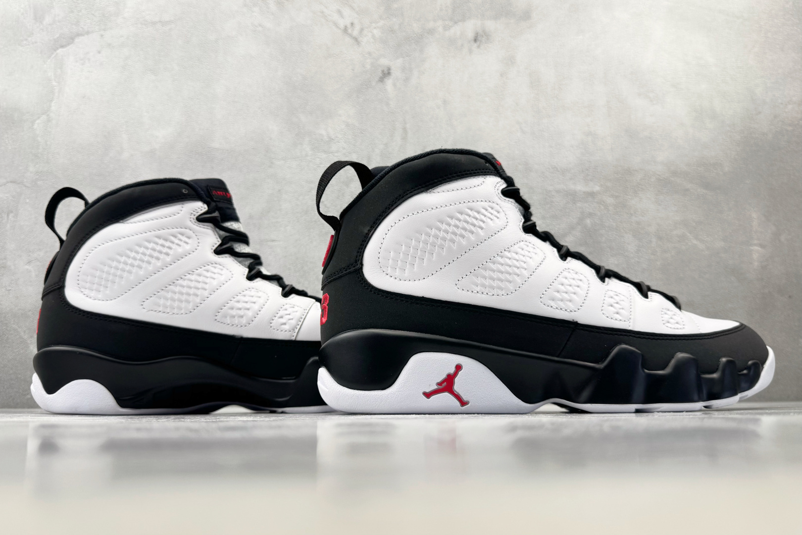 LJR Jordan Air Jordan 9 Retro OG 黑白 货号：-112 尺码：40.5 41 42 42
