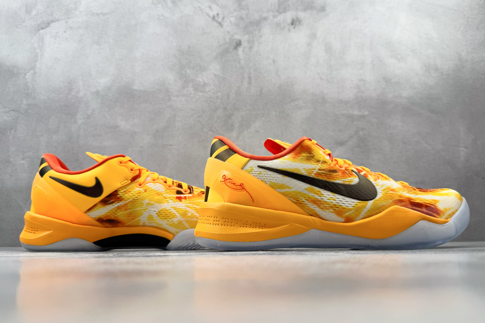 GX 顶级纯原 完美复刻 Nike Kobe 8 Shanghai Fireworks 橙色 货号：IO6259-800