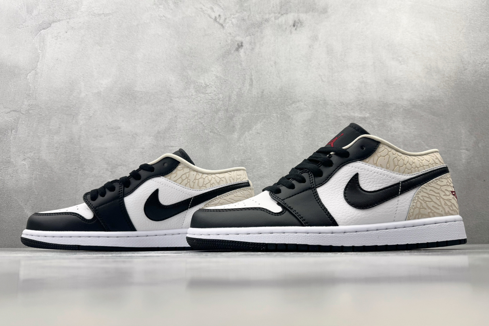 K版/徐 综合版 Jordan Air Jordan 1 LOW SE 黑白棕 货号：IQ5490 007 尺码：36 