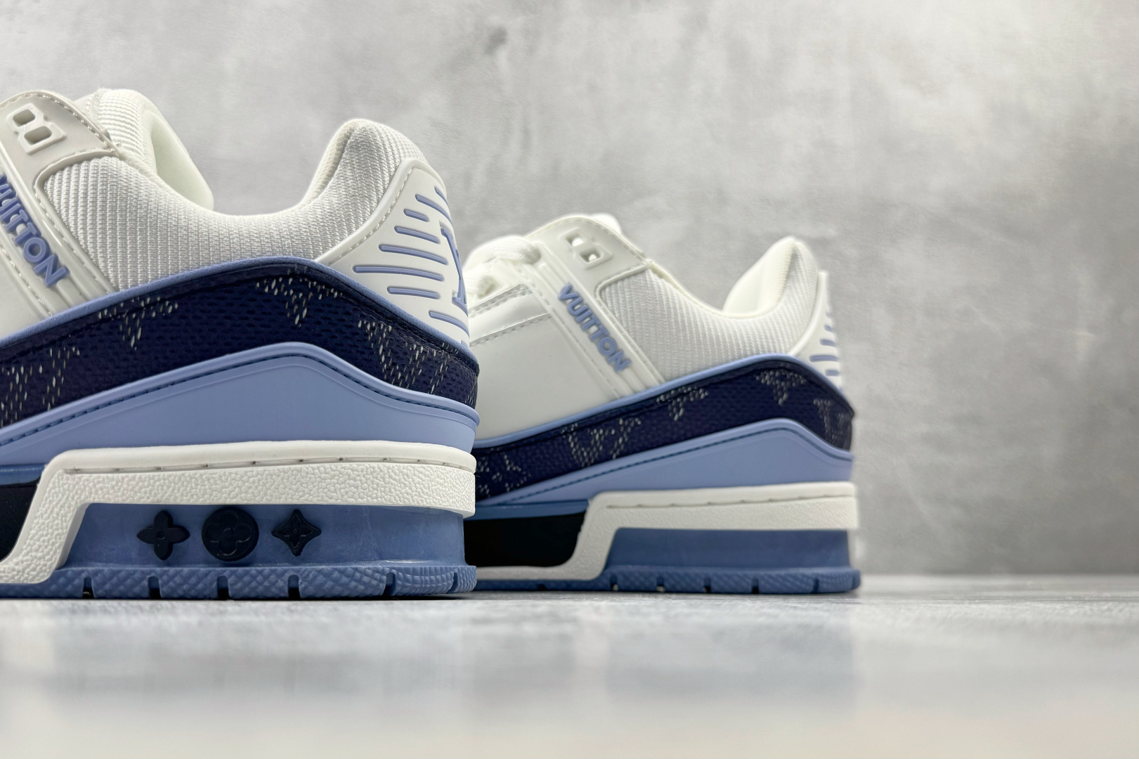 TG版 爆款跑量神器 LOUIS VUITTON Trainer 海军蓝 货号：1AJQLK 尺码：36 37 38 3