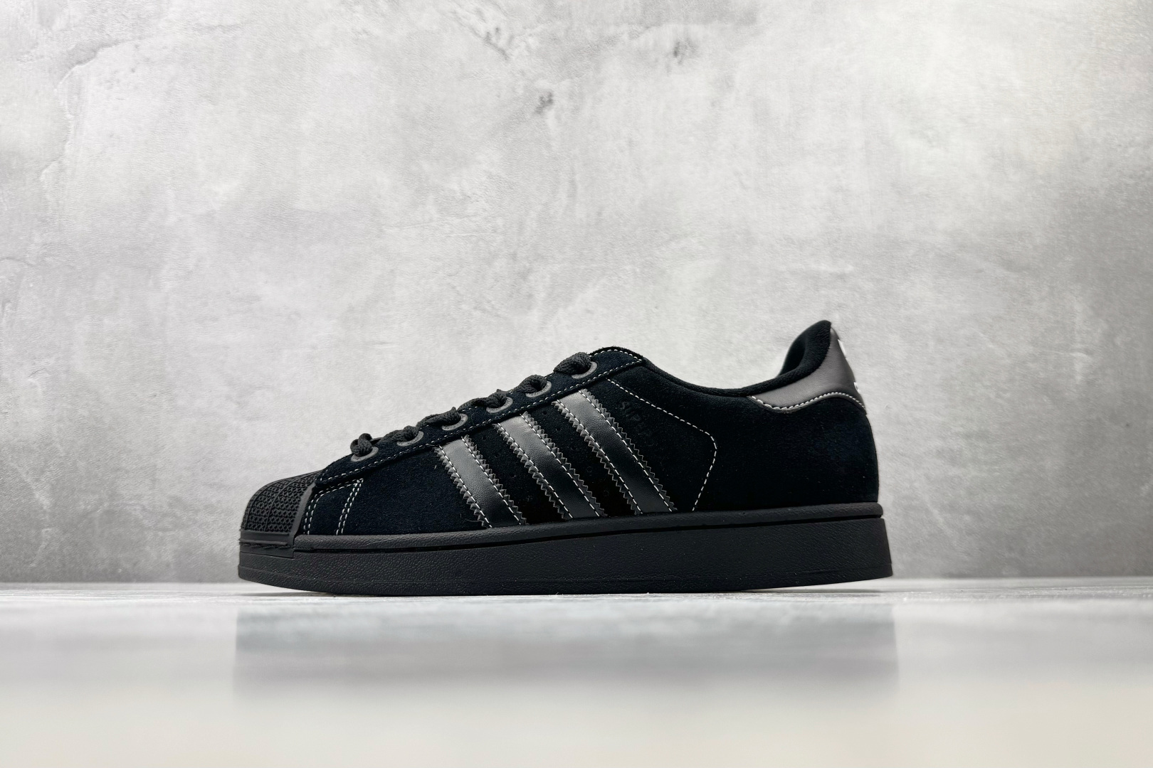 PP  adidas originals Superstar 2 黑色 货号：JH5470 尺码：35.5 36 36.