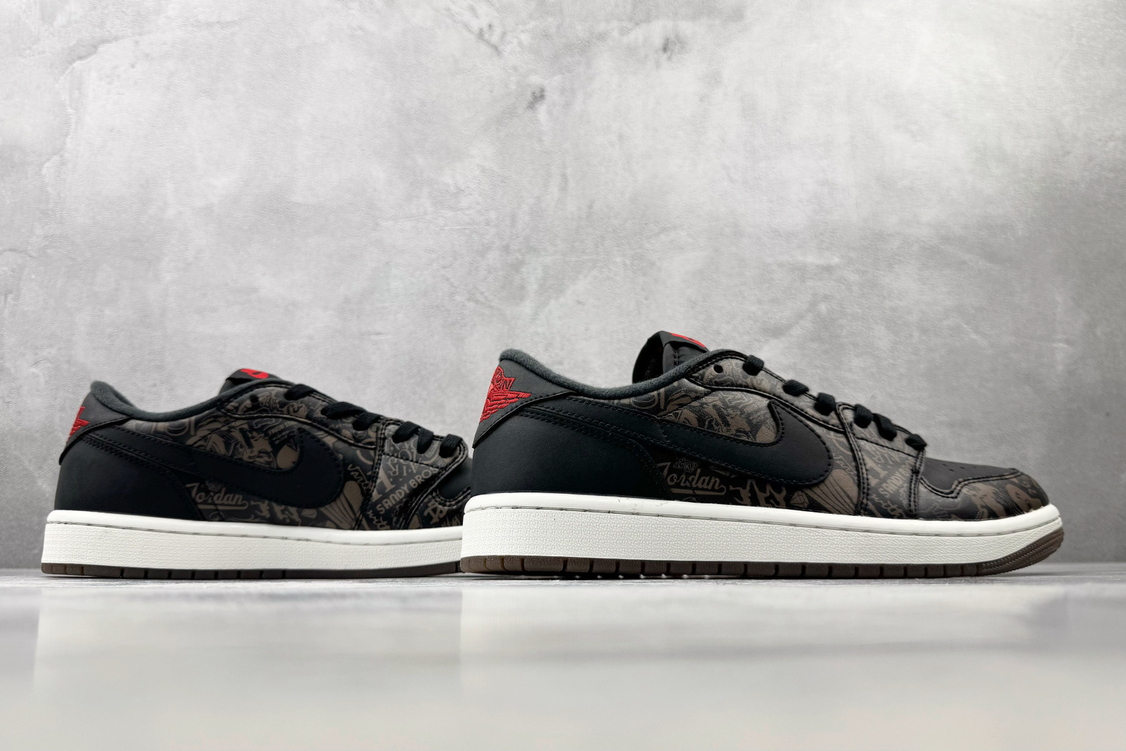 K版 综合版 Jordan Air Jordan 1 OG LS "Laser" 黑红 货号：IV6750-001 尺码
