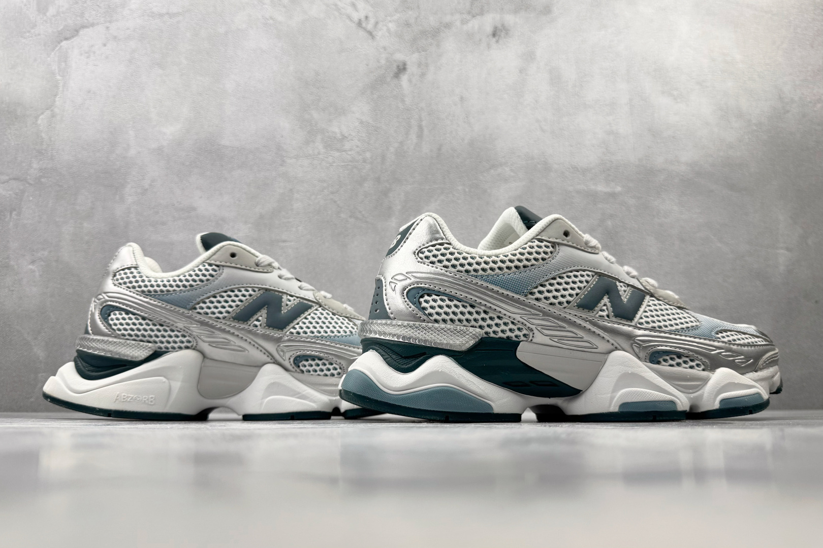 C 版 大厂出品 New Balance NB 9060 白绿 货号：U90606BA 尺码：36 36.5 37 38