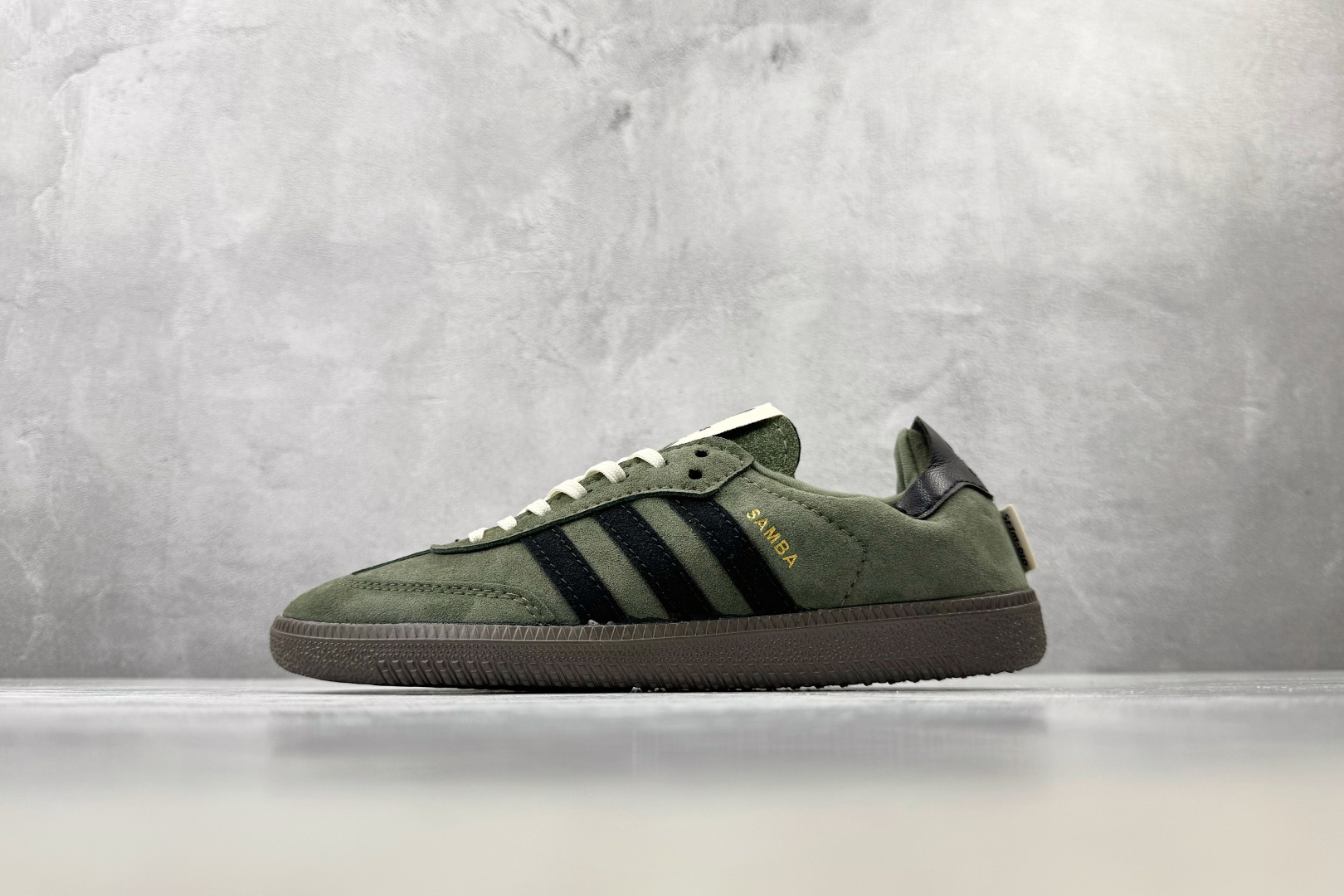 R版 出口订单 adidas originals × SONG FOR THE MUTE Samba 绿黑 货号：H83