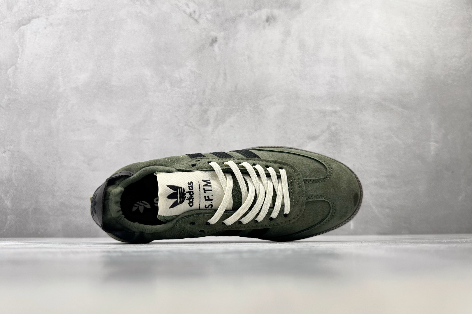 R版 出口订单 adidas originals × SONG FOR THE MUTE Samba 绿黑 货号：H83