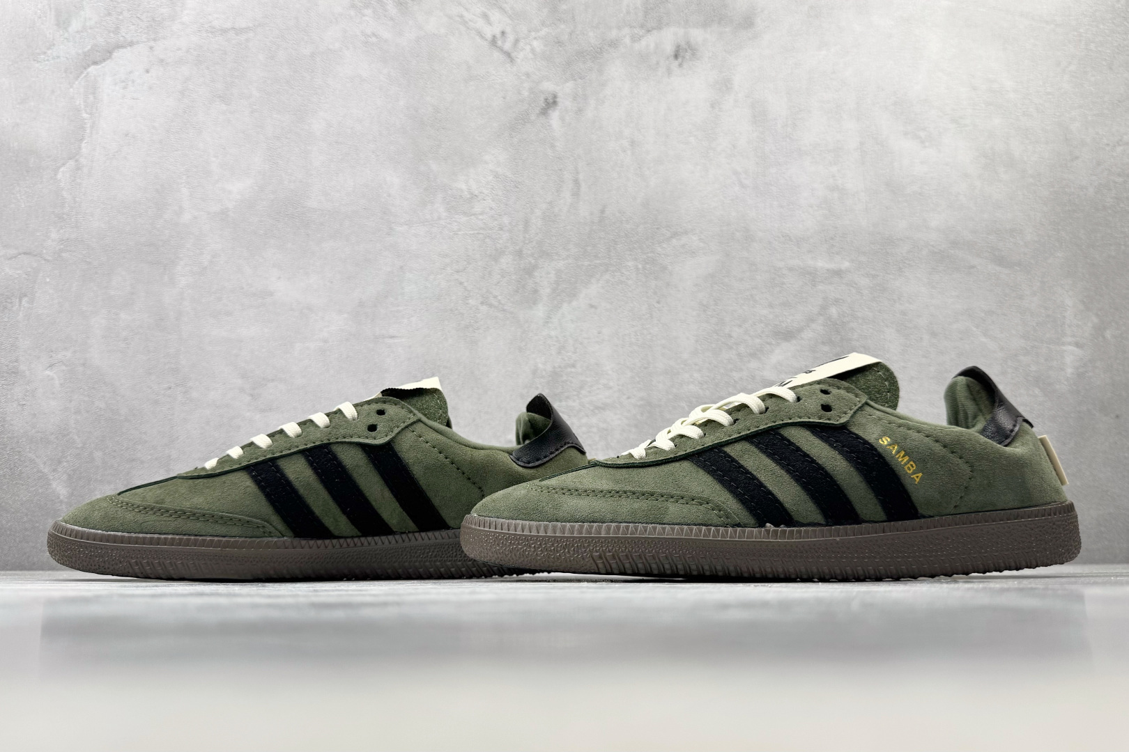 R版 出口订单 adidas originals × SONG FOR THE MUTE Samba 绿黑 货号：H83