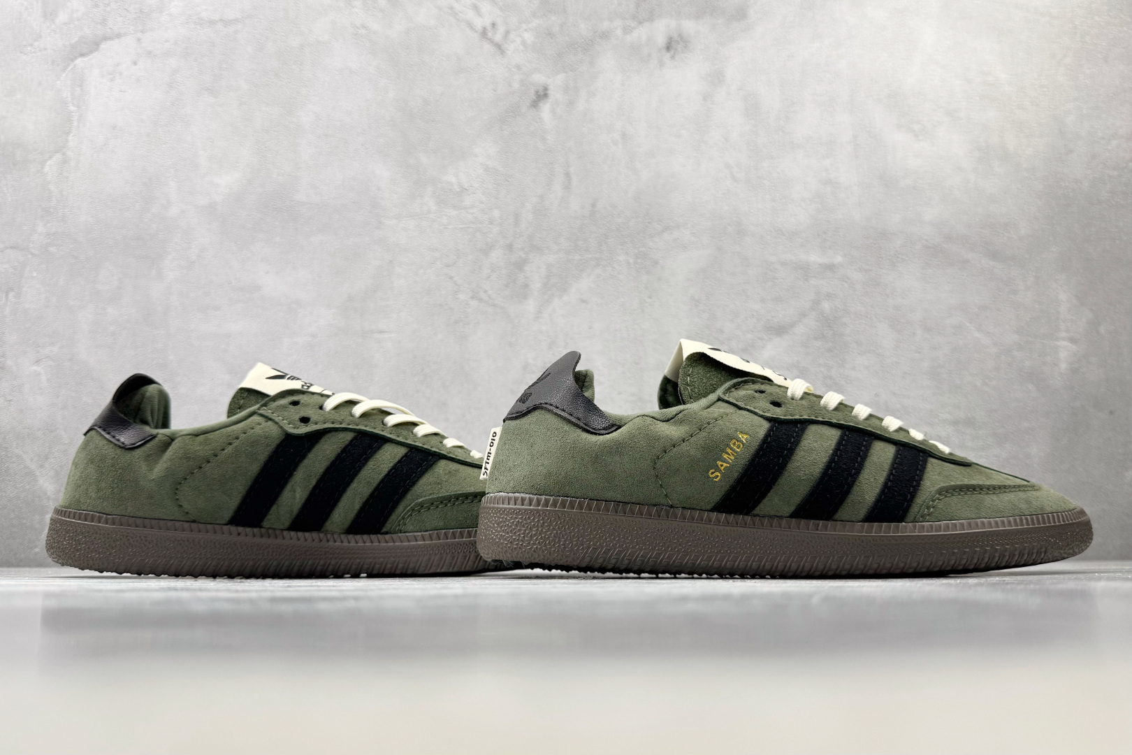 R版 出口订单 adidas originals × SONG FOR THE MUTE Samba 绿黑 货号：H83