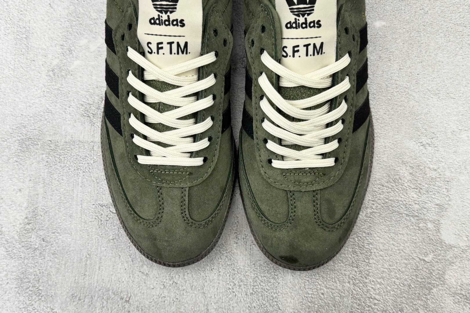 R版 出口订单 adidas originals × SONG FOR THE MUTE Samba 绿黑 货号：H83