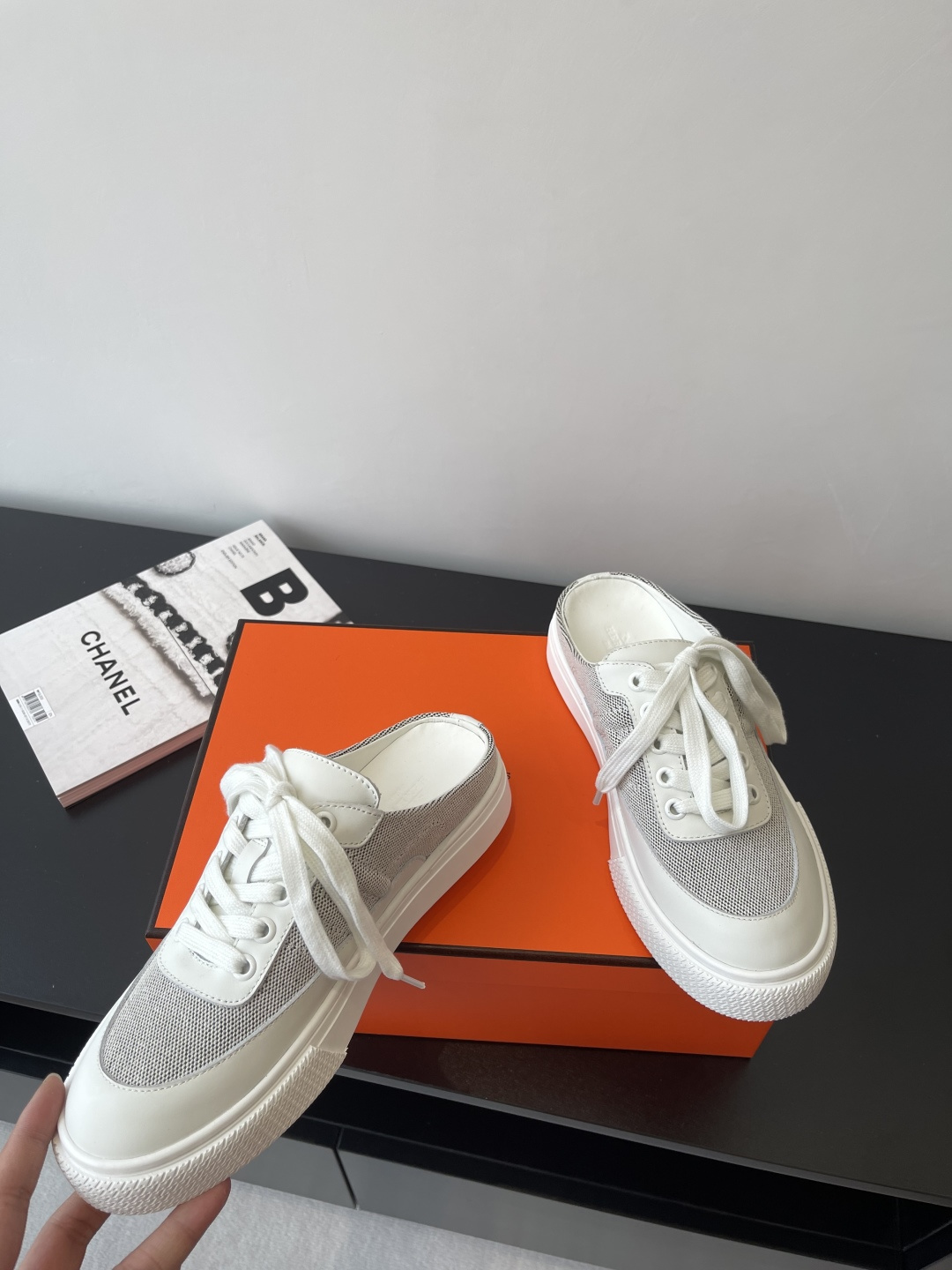 Hermès 爱马仕 H系带新品 一脚蹬 半拖鞋