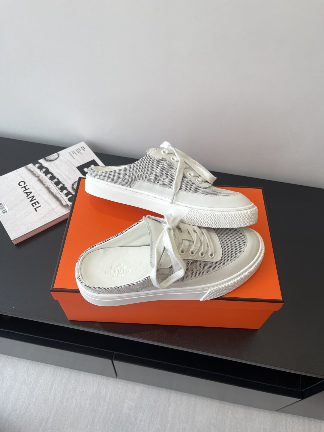 Hermès 爱马仕 H系带新品 一脚蹬 半拖鞋