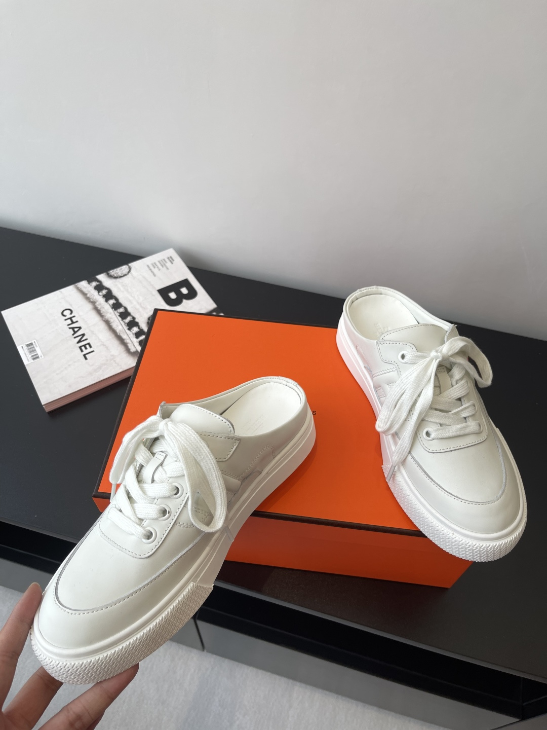 Hermès 爱马仕 H系带新品 一脚蹬 半拖鞋