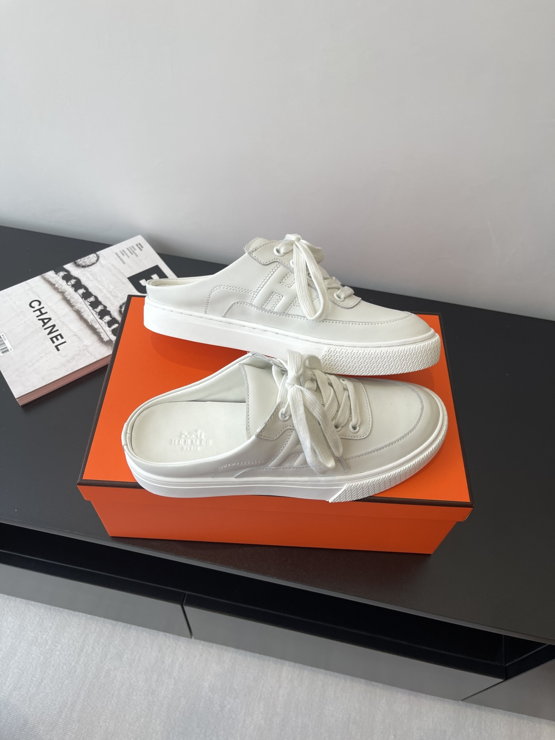 Hermès 爱马仕 H系带新品 一脚蹬 半拖鞋