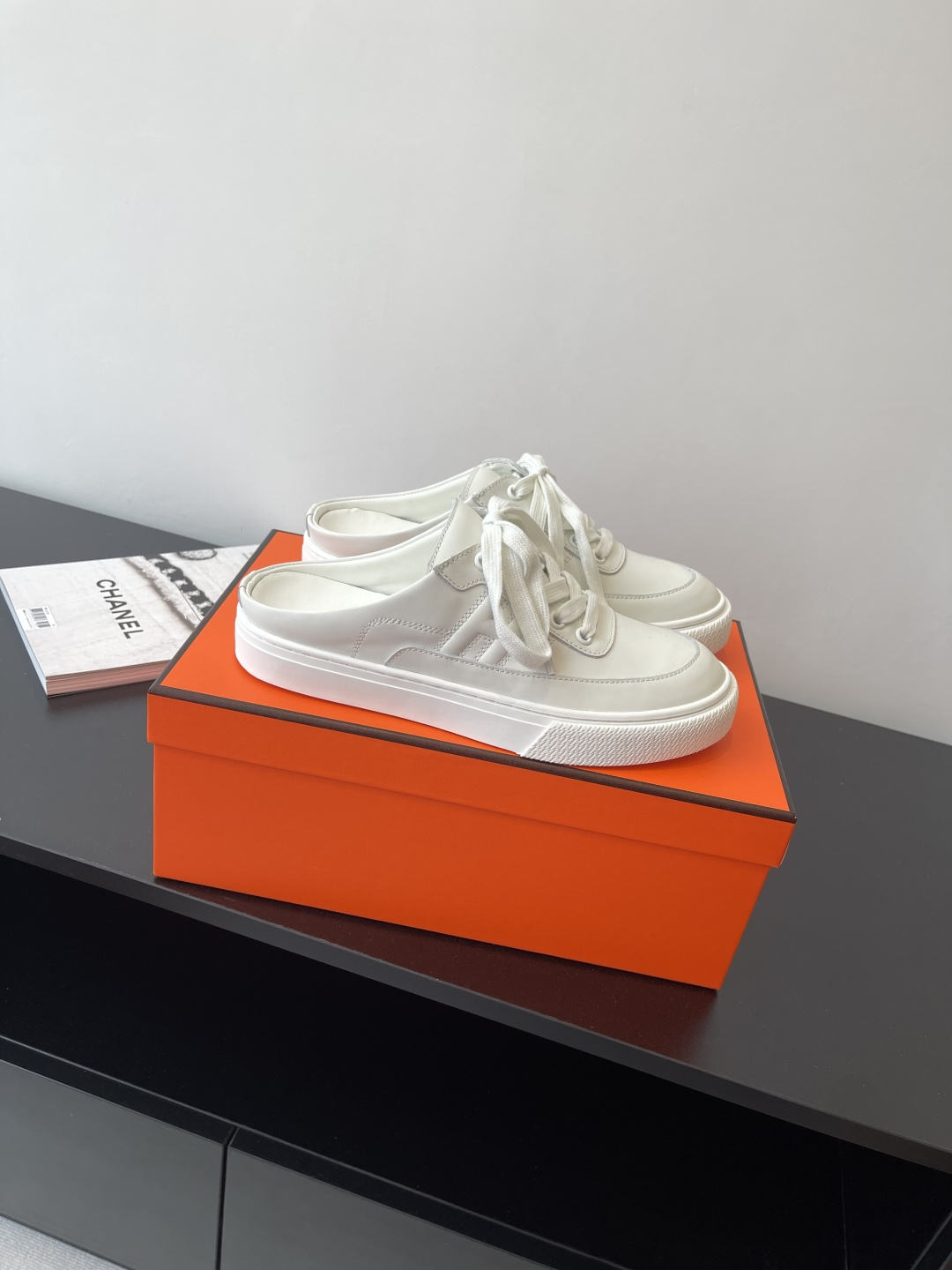 Hermès 爱马仕 H系带新品 一脚蹬 半拖鞋