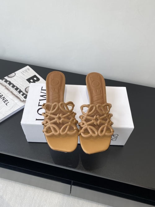 Loewe 25ss Women's Leather Anagram Design Sandals Slides Slippers 1 Loewe 25ss Women's Leather Anagram Design Sandals Slides Slippers