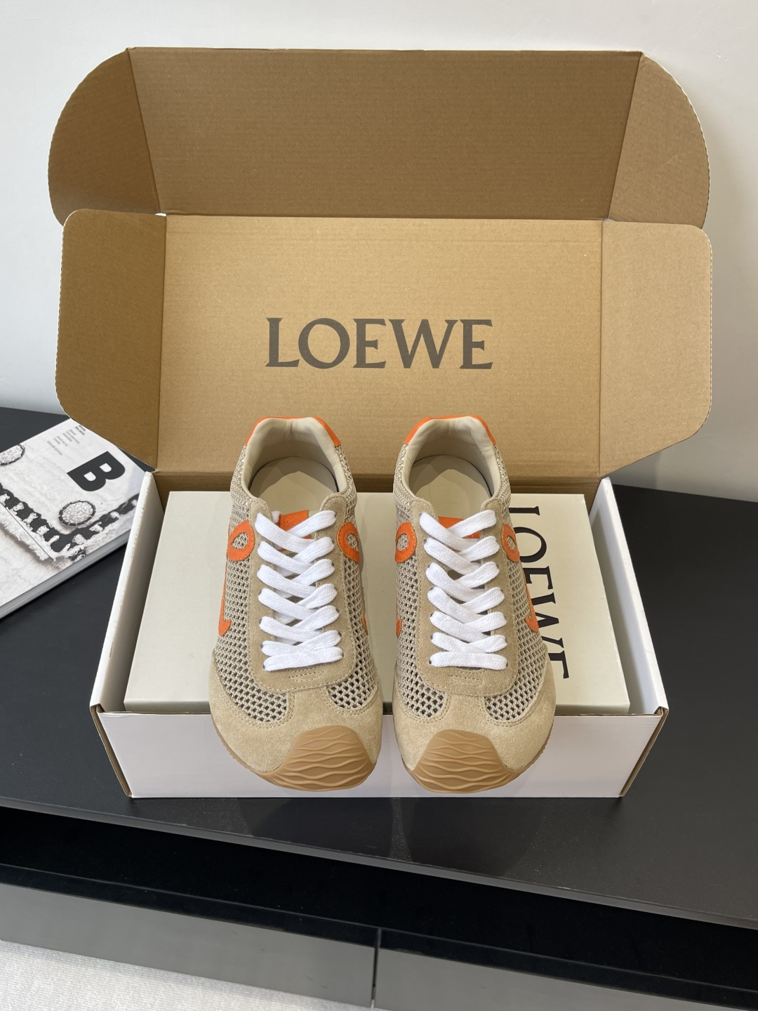 Loewe Ballet Runner 2.0 Sneakers - Nylon and Calfskin Leather