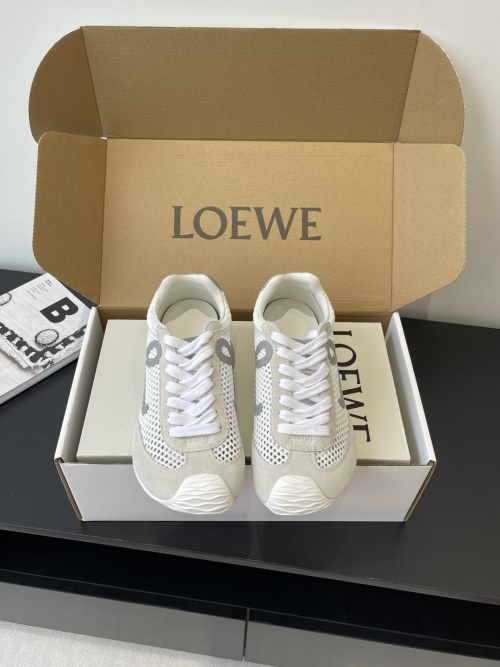 Loewe Ballet Runner 2.0 Sneakers - Nylon and Calfskin Leather - Women 1 Loewe Ballet Runner 2.0 Sneakers - Nylon and Calfskin Leather - Women