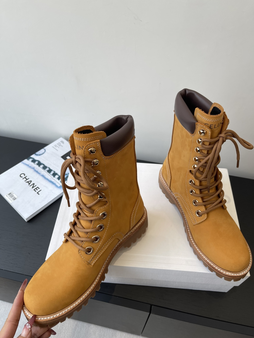 Celine Haute Couture Classic Luxury Leather Shoe Ref.4A605008 4