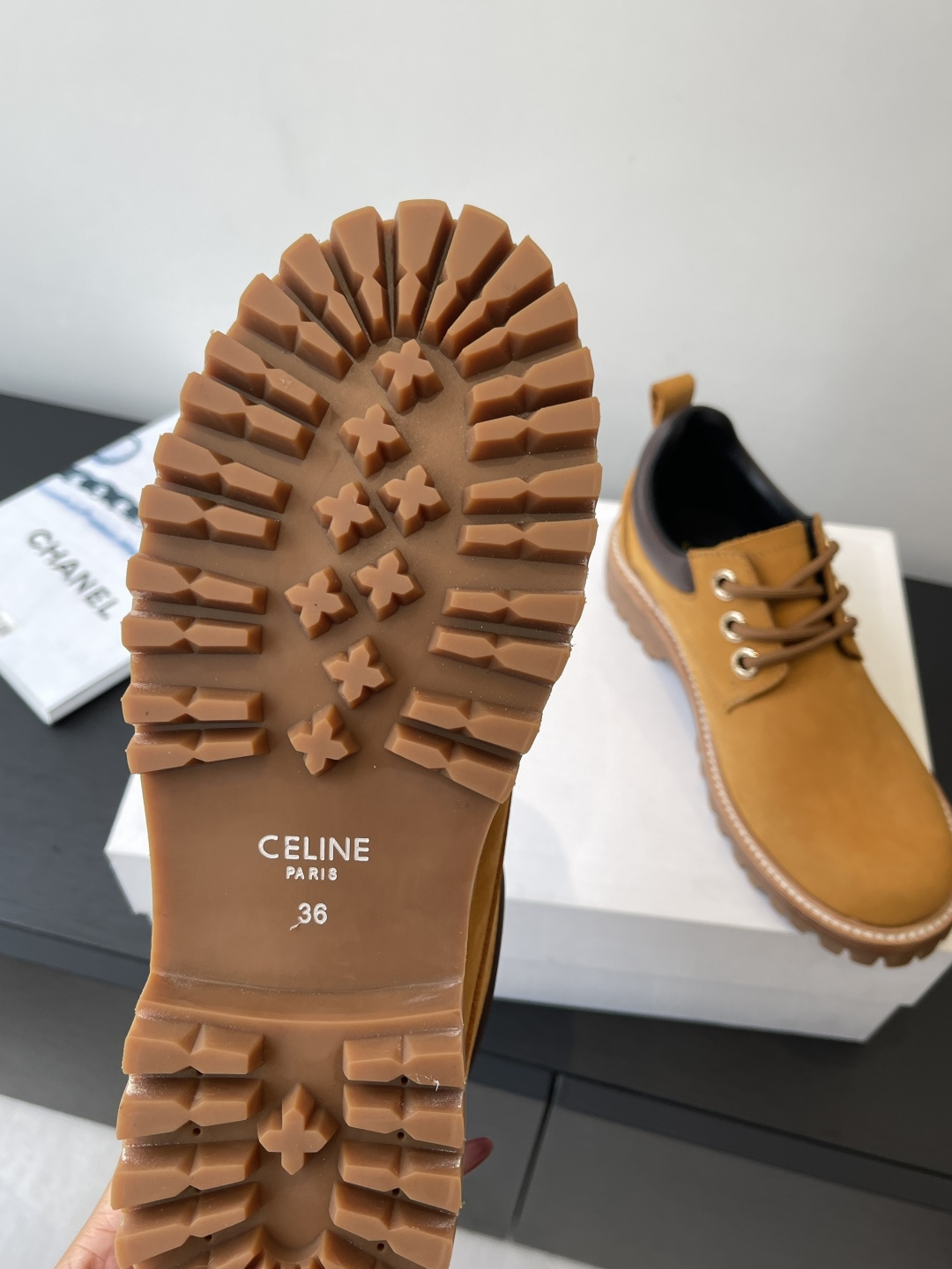 Celine Haute Couture Classic Luxury Leather Shoe Ref 5